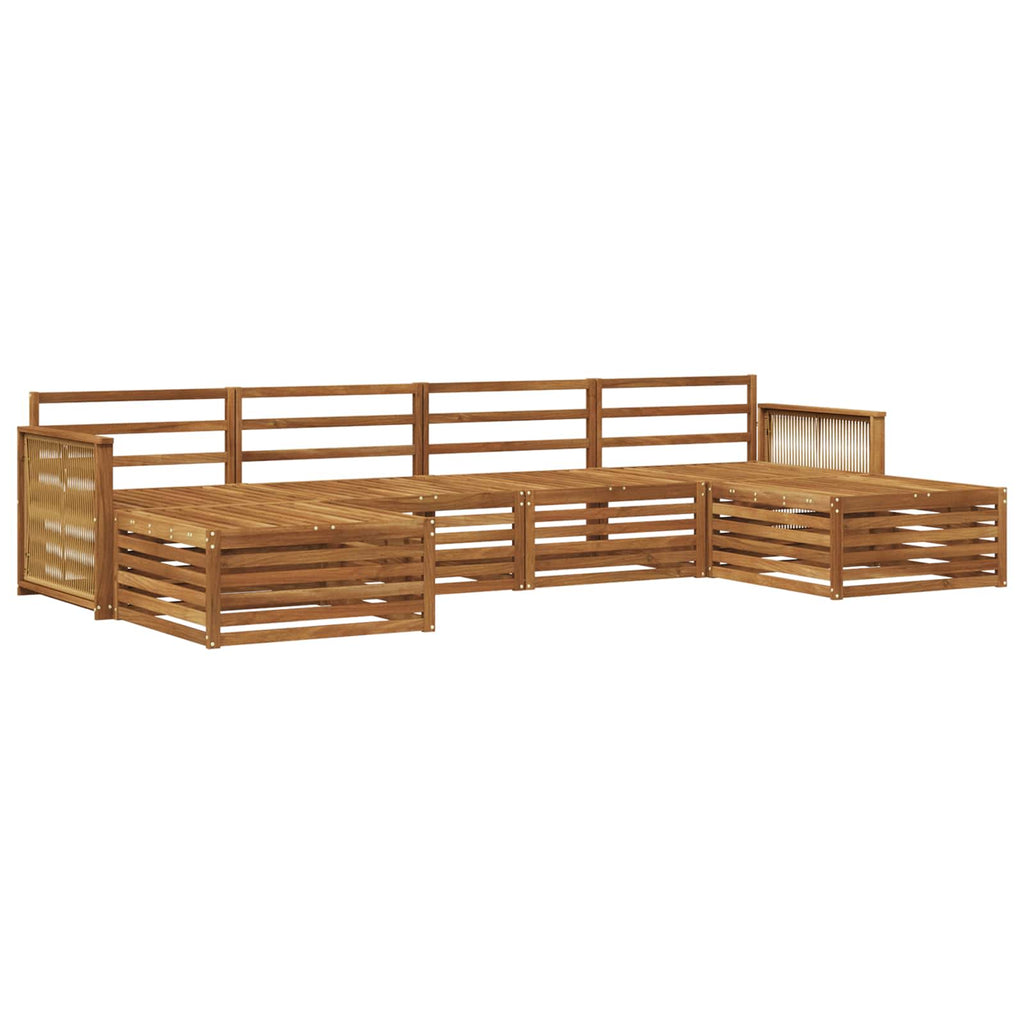 vidaXL Zestawy sof 6 pcs Lite Drewno Akacji