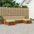 vidaXL Zestawy sof z poduszką 6 pcs Lite Drewno Akacji