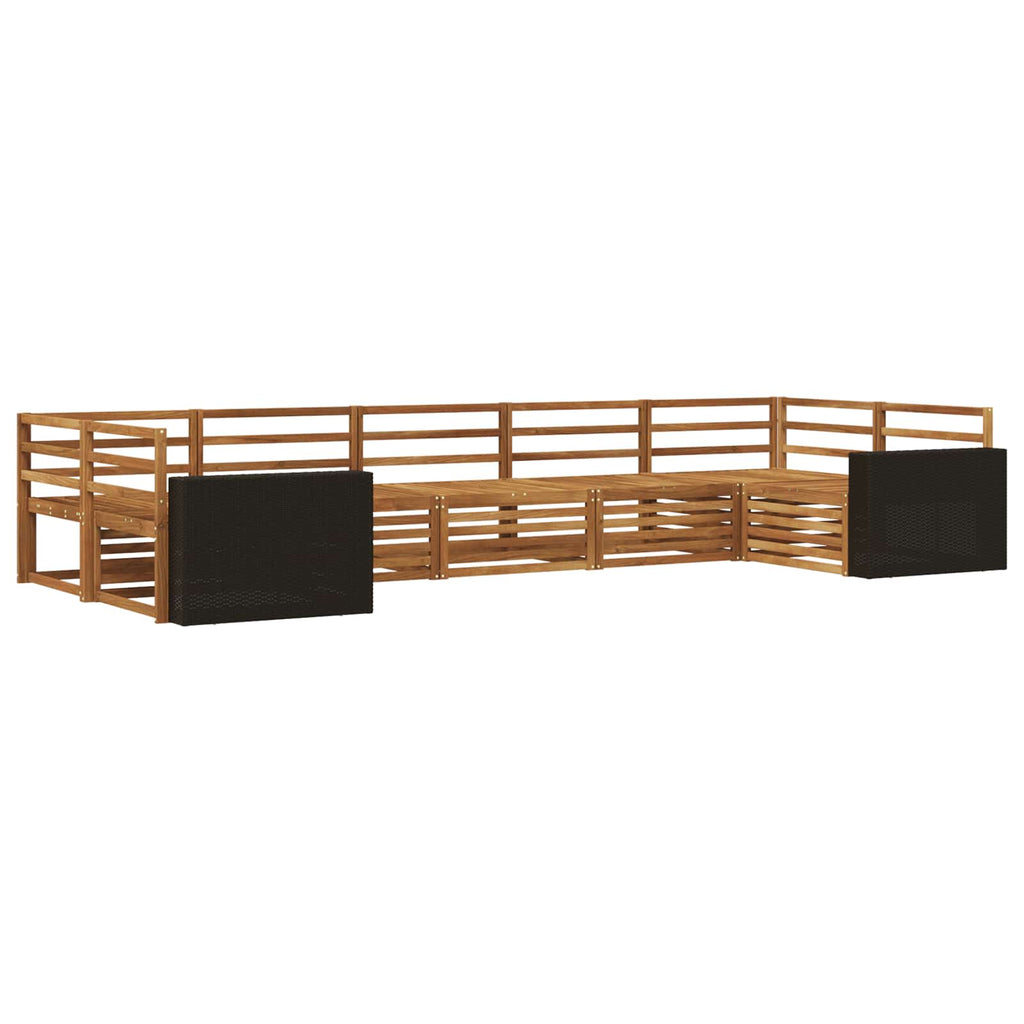 vidaXL Zestaw sof na zewnątrz 7 pcs naturalny