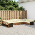 vidaXL Zestawy sof z poduszką 10 pcs Lite Drewno Akacji