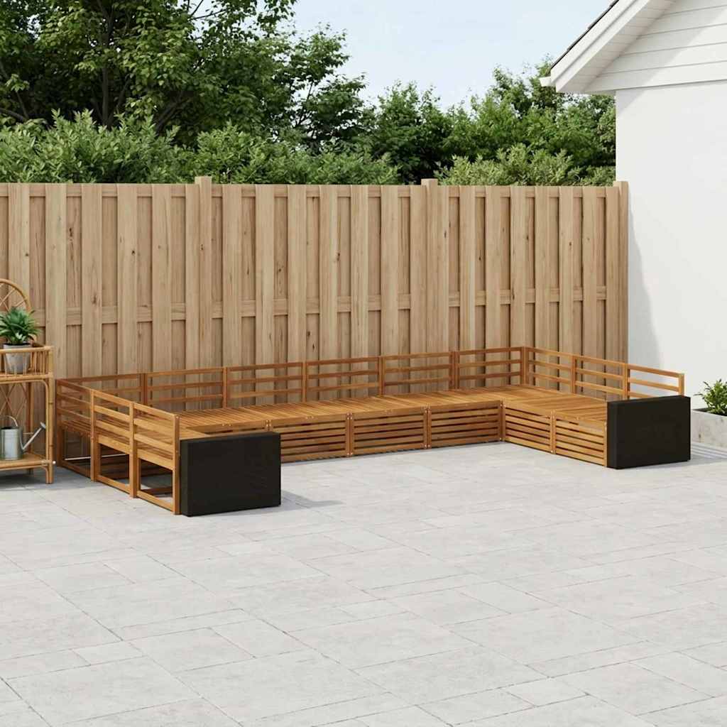 vidaXL Zestawy sof 10 pcs Lite Drewno Akacji