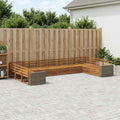vidaXL Zestawy sof 10 pcs Lite Drewno Akacji