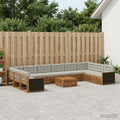 vidaXL Zestawy sof z poduszką 11 pcs Lite Drewno Akacji