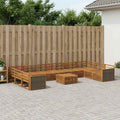 vidaXL Zestawy sof 11 pcs Lite Drewno Akacji