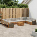 vidaXL Zestawy sof z poduszką 11 pcs Lite Drewno Akacji