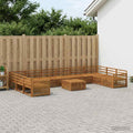vidaXL Zestawy sof 11 pcs Lite Drewno Akacji