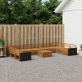 vidaXL Zestawy sof 11 pcs Lite Drewno Akacji