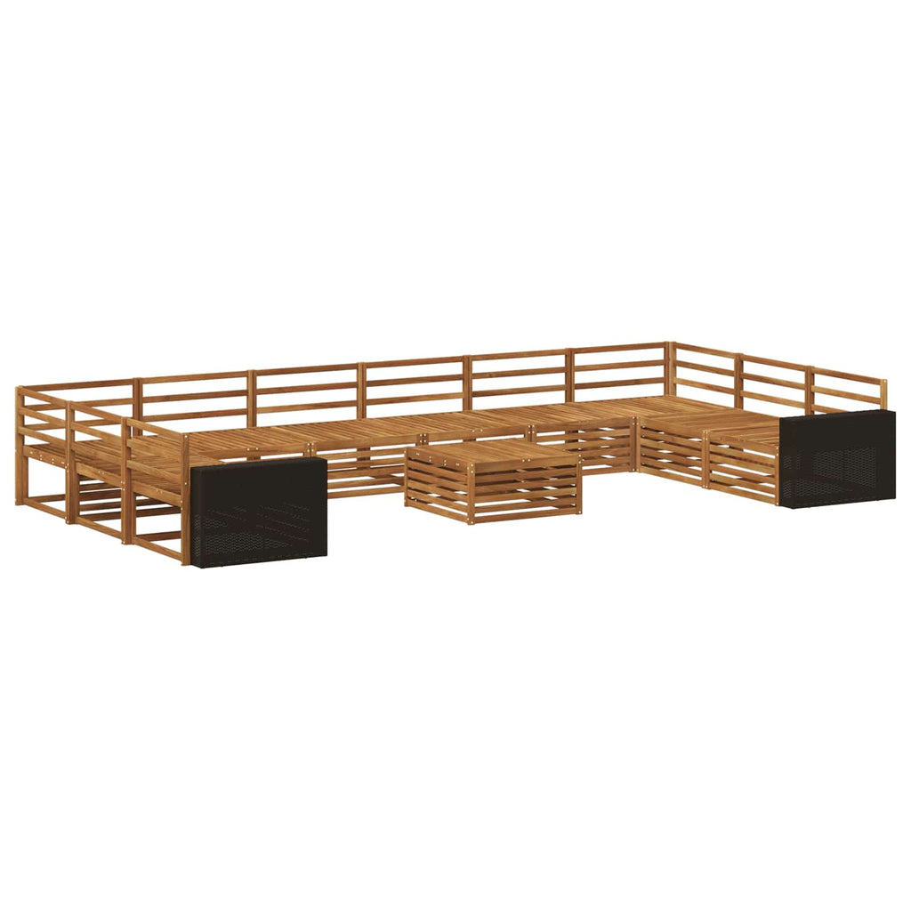 vidaXL Zestawy sof 11 pcs Lite Drewno Akacji