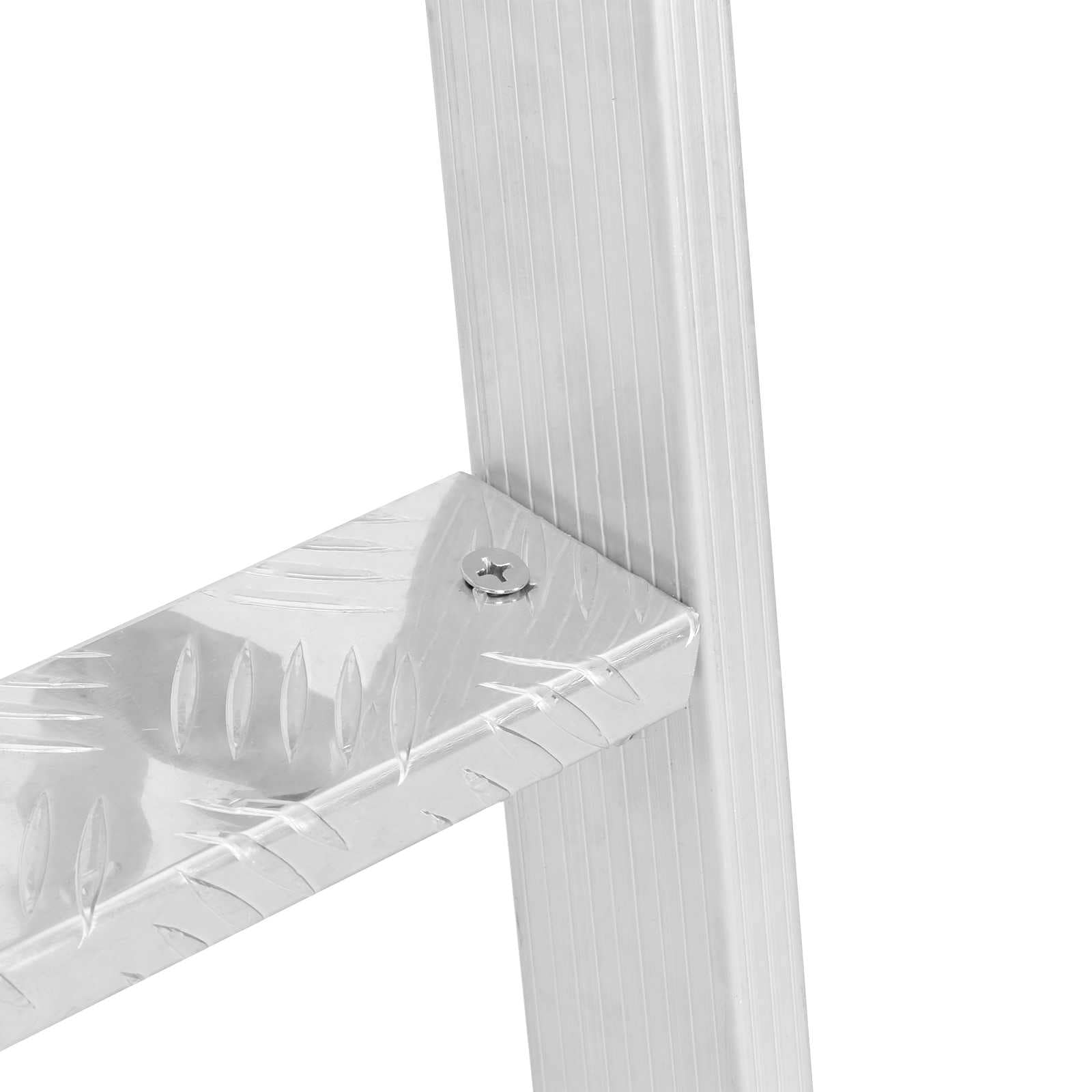 vidaXL Drabinka dokowa 4-stopniowa Srebrny 58 x 77 x 166 cm Aluminium
