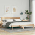 vidaXL Ramka łóżka Brązowy 180 x 200 cm Lite drewno sosnowe