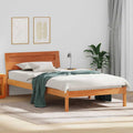 vidaXL Ramka łóżka Woskowy Brąz 90 x 190 cm Lite drewno sosnowe