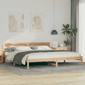 vidaXL Ramka łóżka Brązowy 180 x 200 cm Lite drewno sosnowe