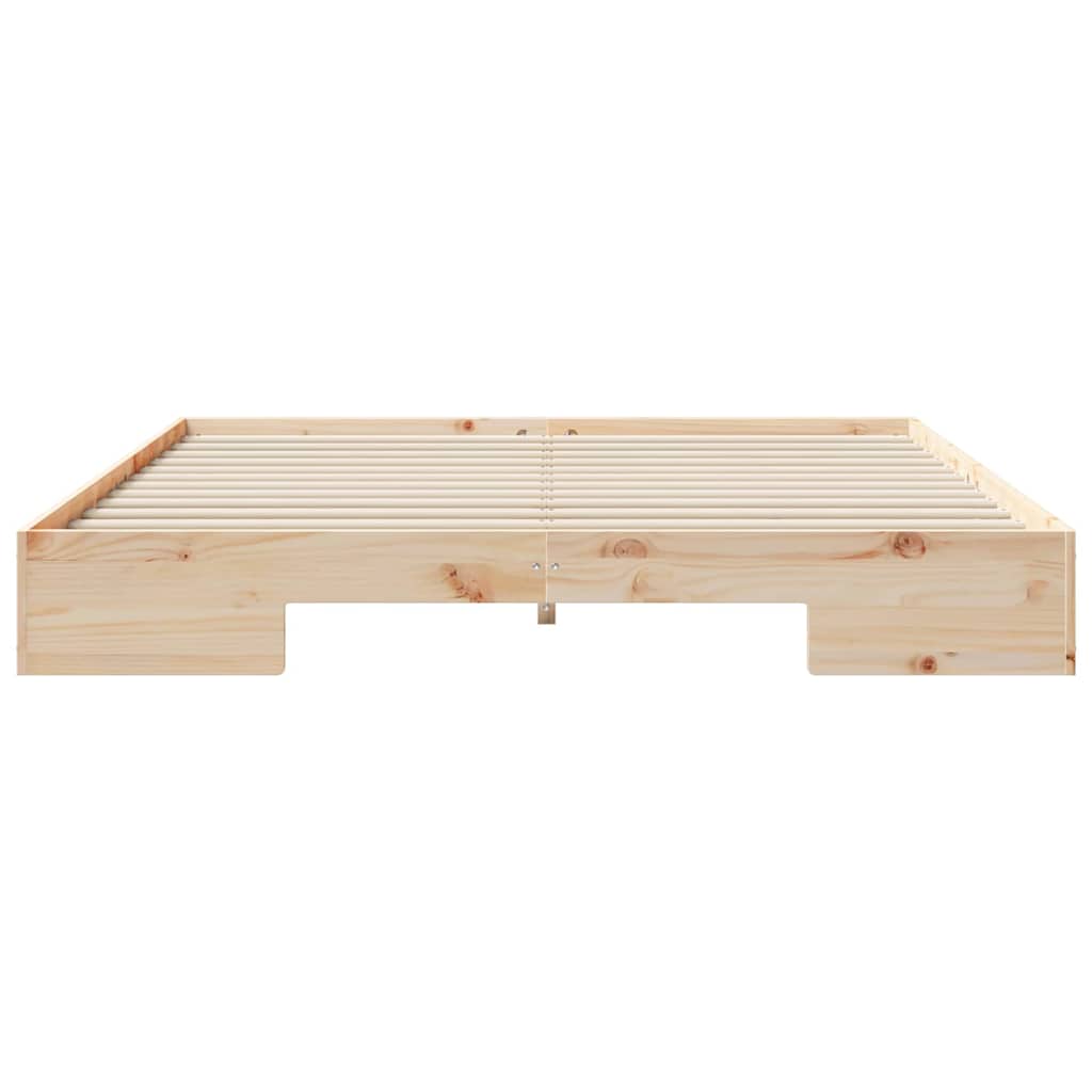 vidaXL Ramka łóżka Brązowy 200 x 200 cm