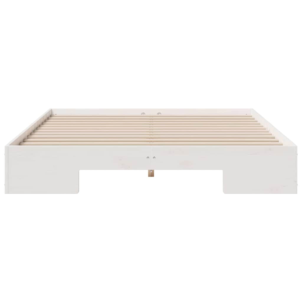 vidaXL Ramka łóżka Biały 150 x 200 cm