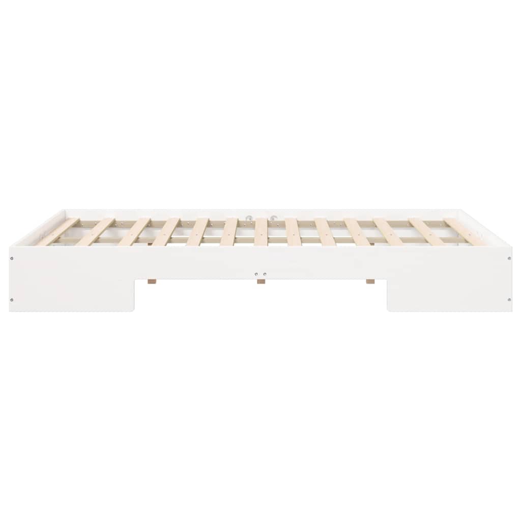 vidaXL Ramka łóżka Biały 120 x 190 cm