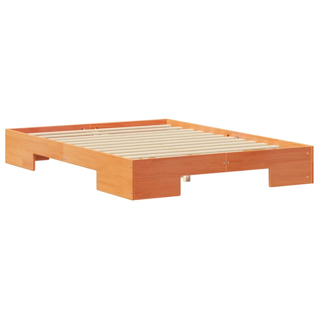 vidaXL Ramka łóżka Brązowy 120 x 190 cm