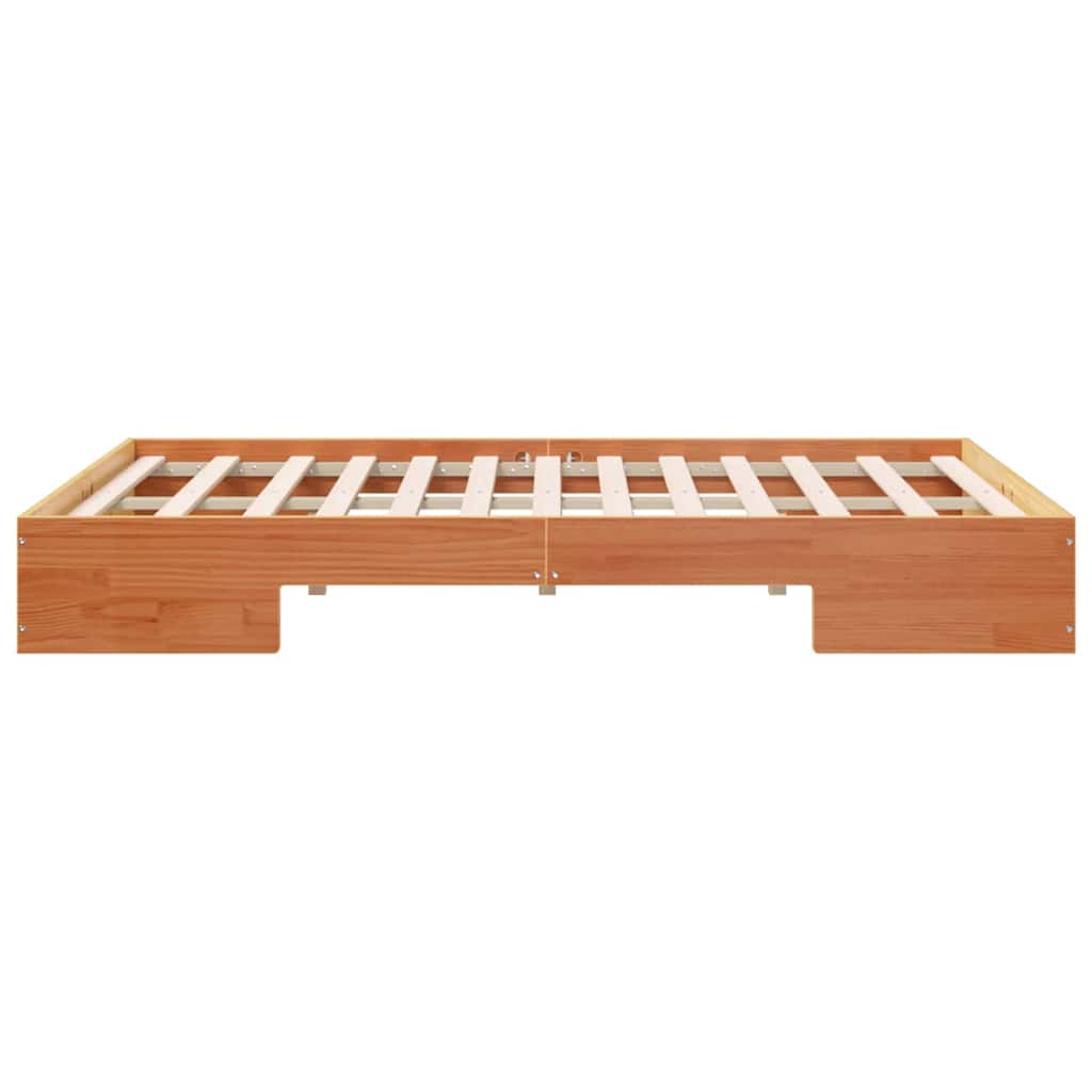 vidaXL Ramka łóżka Brązowy 120 x 190 cm