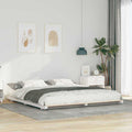 vidaXL Ramka łóżka Biały 180 x 220 cm Lite drewno sosnowe