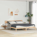 vidaXL Ramka łóżka Brązowy 180 x 200 cm Lite drewno sosnowe