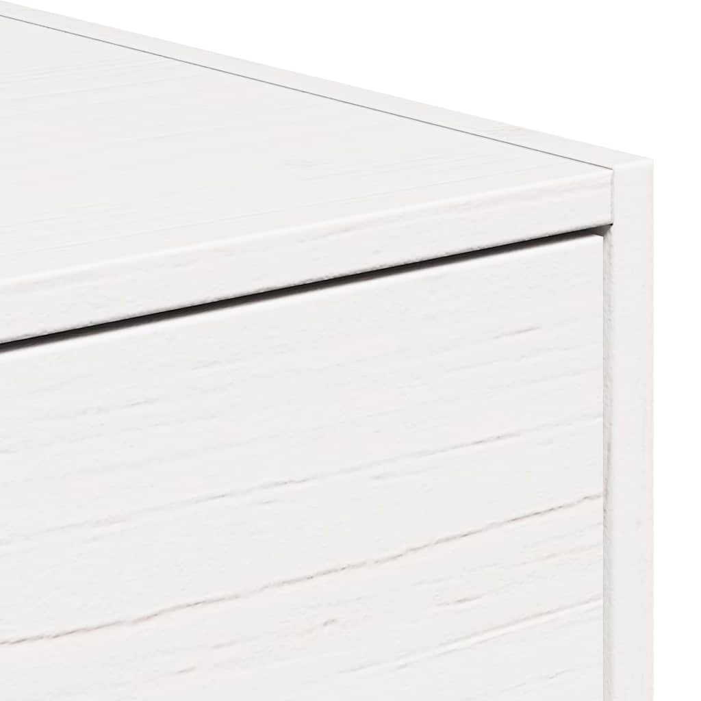 vidaXL Stolik nocny 2 pcs Biały 50 x 32,5 x 24 cm Lite drewno sosnowe