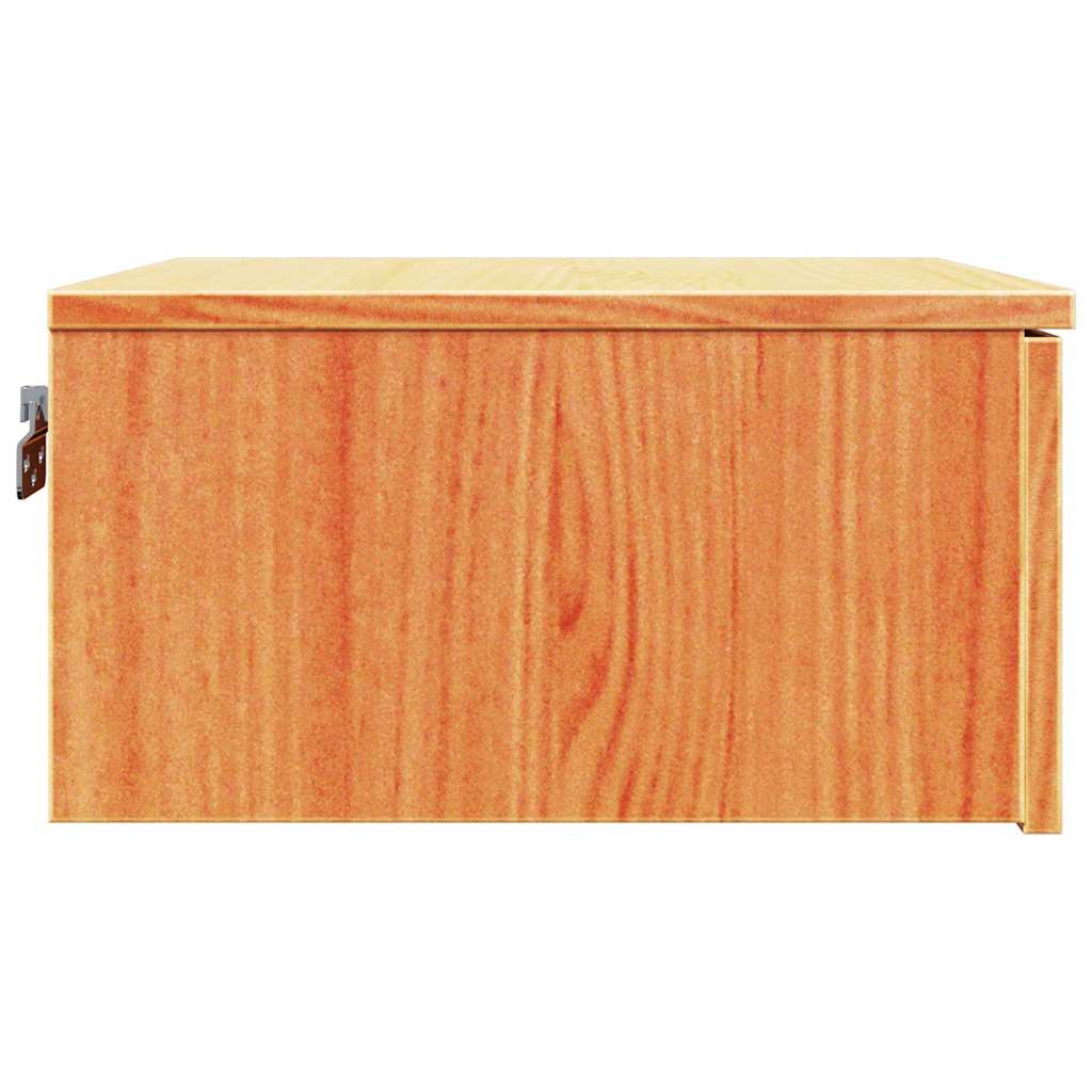 vidaXL Stolik nocny z szufladą 2 pcs Woskowy Brąz 37 x 35 x 18,5 cm