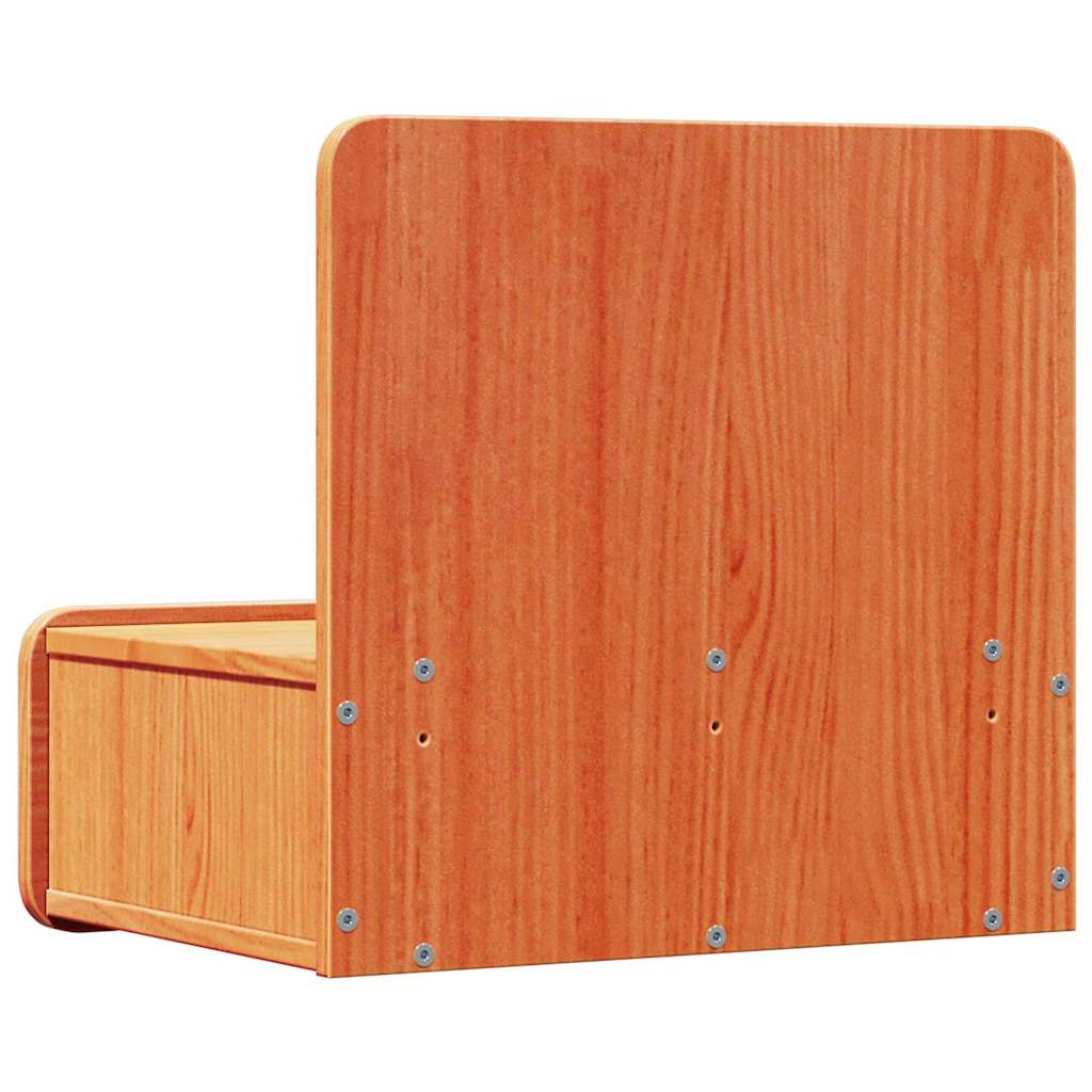 vidaXL Stolik nocny z szufladą 2 pcs Woskowy Brąz 44 x 32,5 x 40 cm