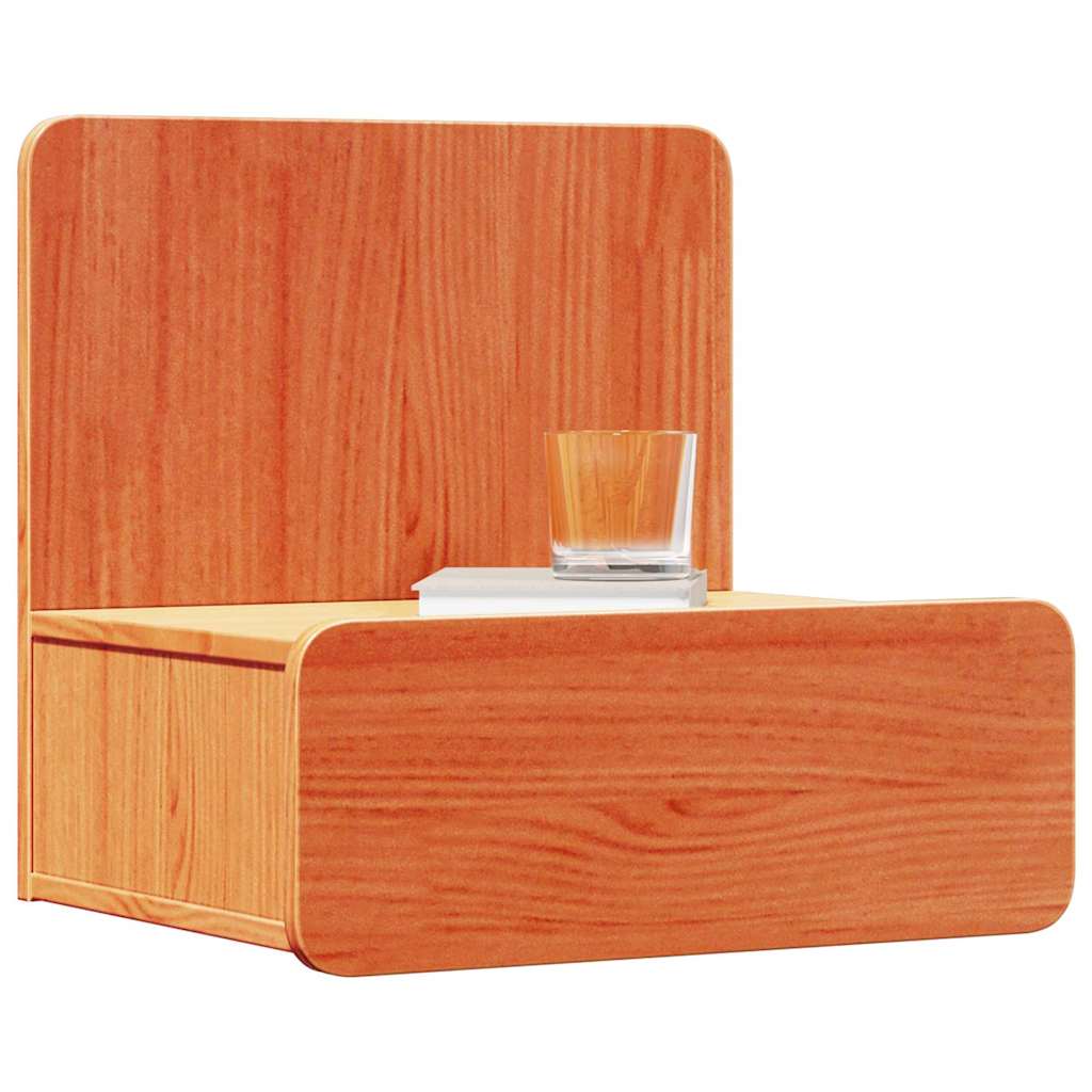 vidaXL Stolik nocny z szufladą 2 pcs Woskowy Brąz 44 x 32,5 x 40 cm