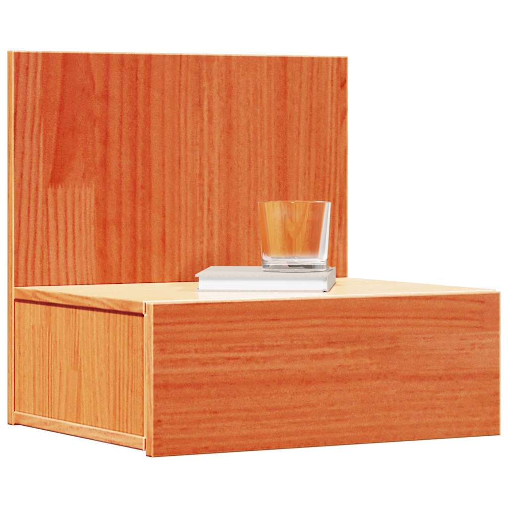 vidaXL Stolik nocny z szufladą 2 pcs Woskowy Brąz 42 x 32,5 x 40 cm