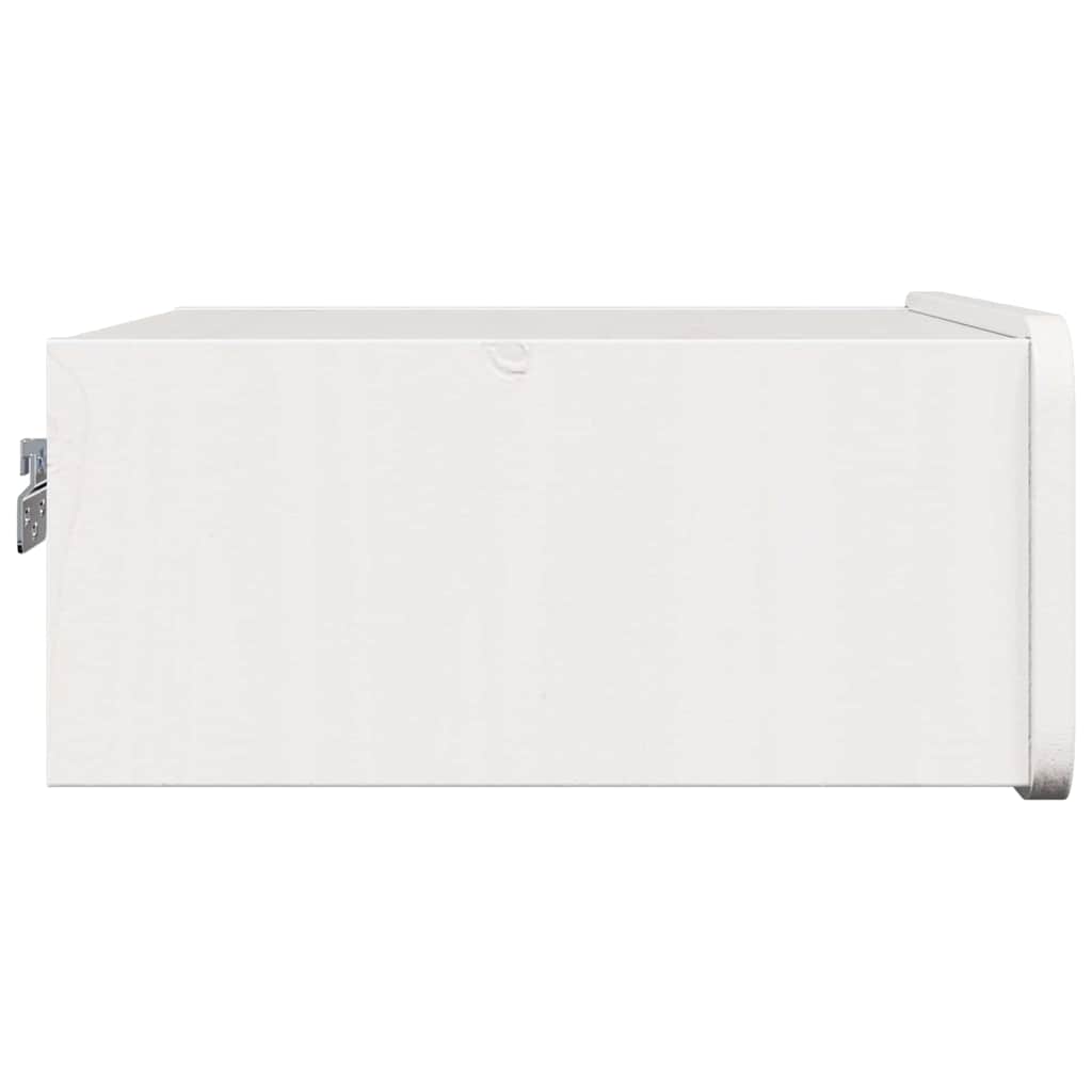 vidaXL Stolik nocny Biały 39 x 34 x 16,5 cm Lite drewno sosnowe