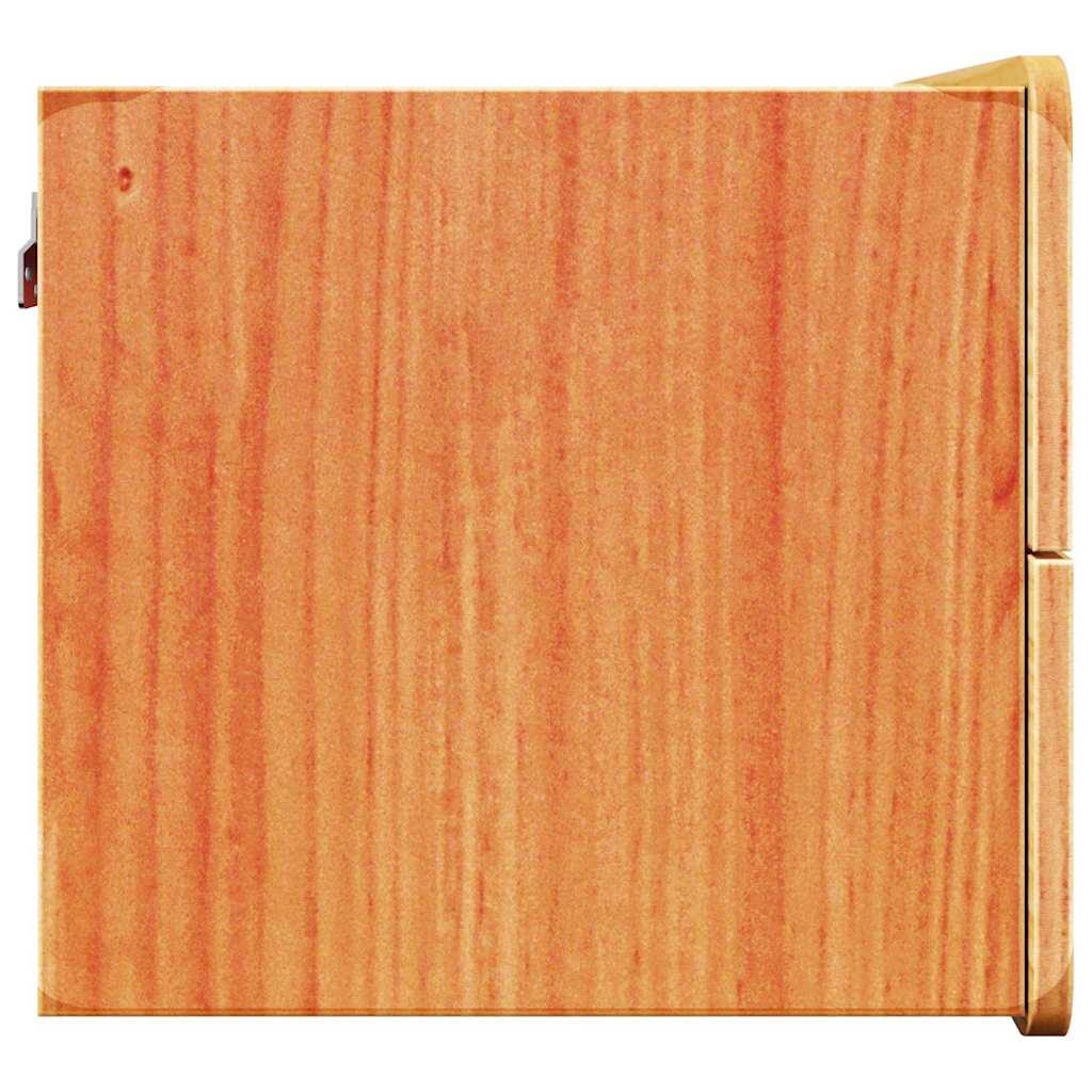 vidaXL Stolik nocny 2 pcs Brązowy 39 x 34 x 33 cm Lite drewno sosnowe