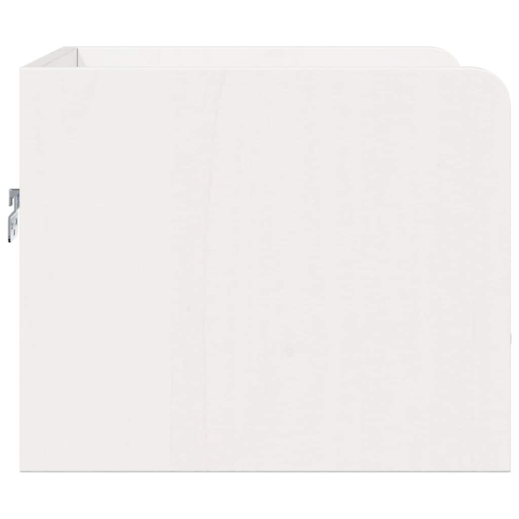 vidaXL Stolik nocny 2 pcs Biały 38 x 36 x 29,5 cm Lite drewno sosnowe