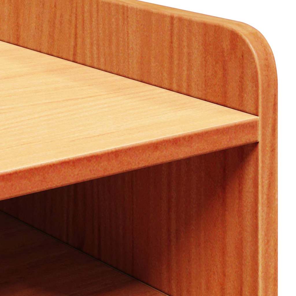 vidaXL Stolik nocny Woskowy Brąz 38 x 36 x 29,5 cm Lite drewno sosnowe