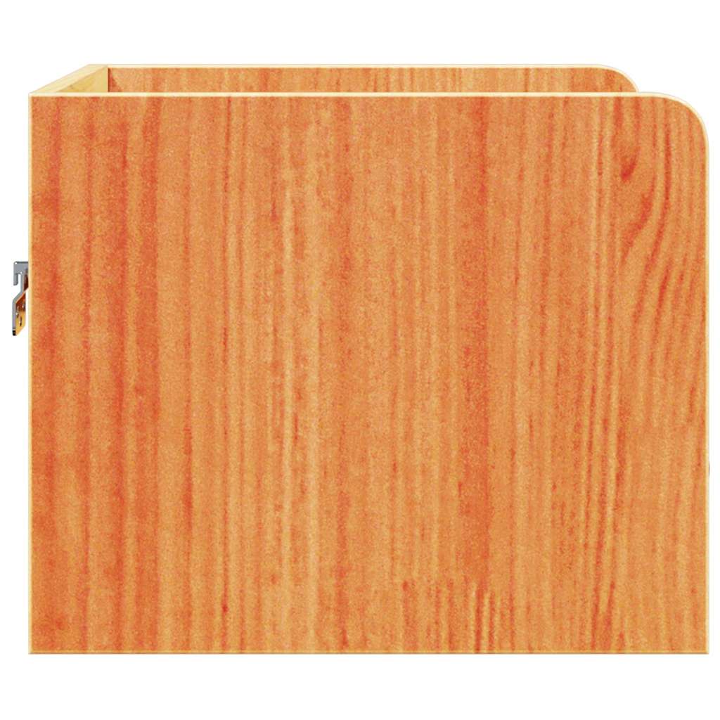 vidaXL Stolik nocny z szufladą 2 pcs Woskowy Brąz 38 x 36 x 29,5 cm