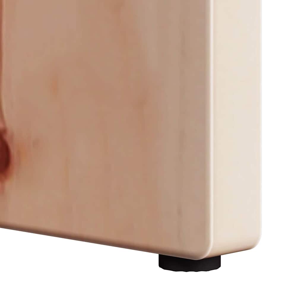 vidaXL Stolik kawowy Naturalny 80 x 50 x 31 cm Lite drewno sosnowe