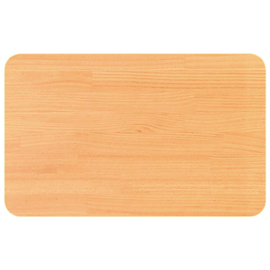 vidaXL Stolik kawowy Woskowy Brąz 80 x 50 x 31 cm Lite drewno sosnowe