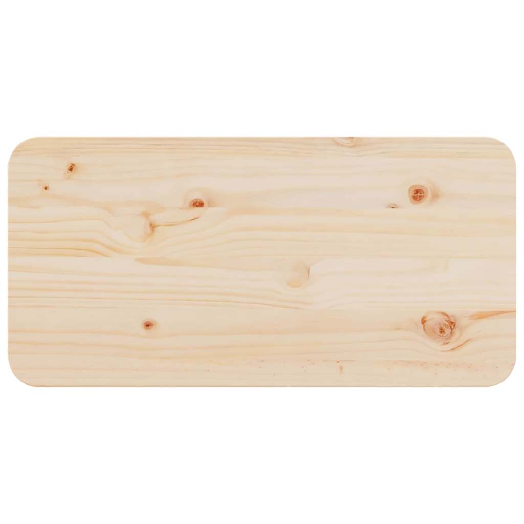 vidaXL Stolik kawowy Naturalny 80 x 39,5 x 33,5 cm Lite drewno sosnowe