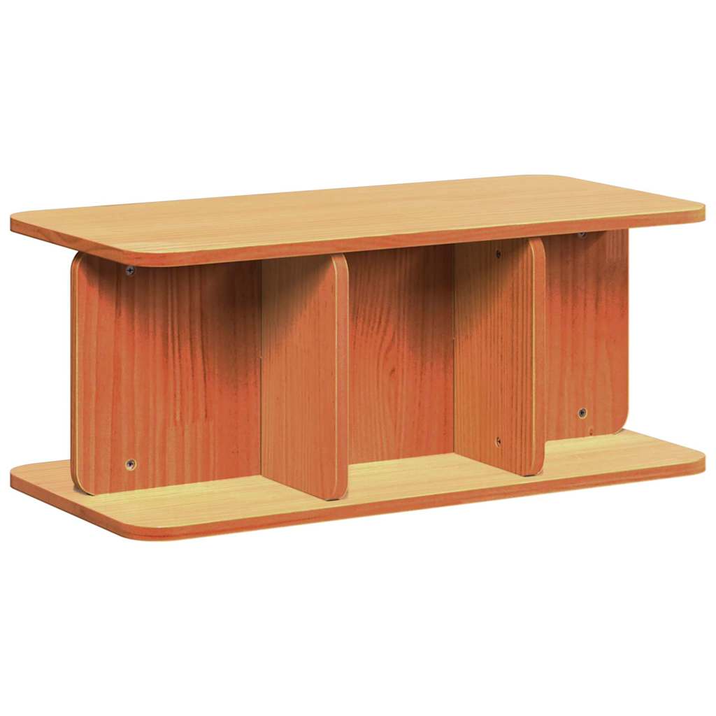 vidaXL Stolik kawowy Woskowy Brąz 80 x 39,5 x 33,5 cm