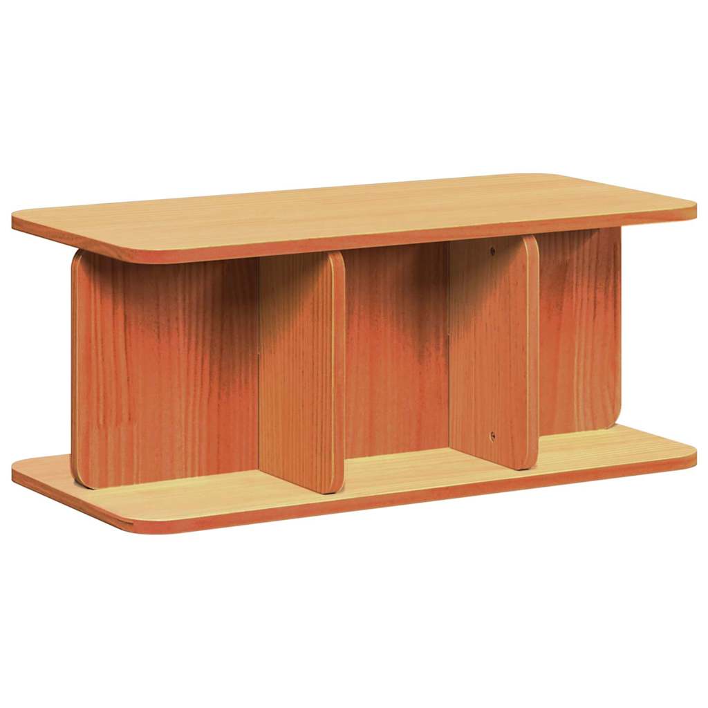 vidaXL Stolik kawowy Woskowy Brąz 80 x 39,5 x 33,5 cm