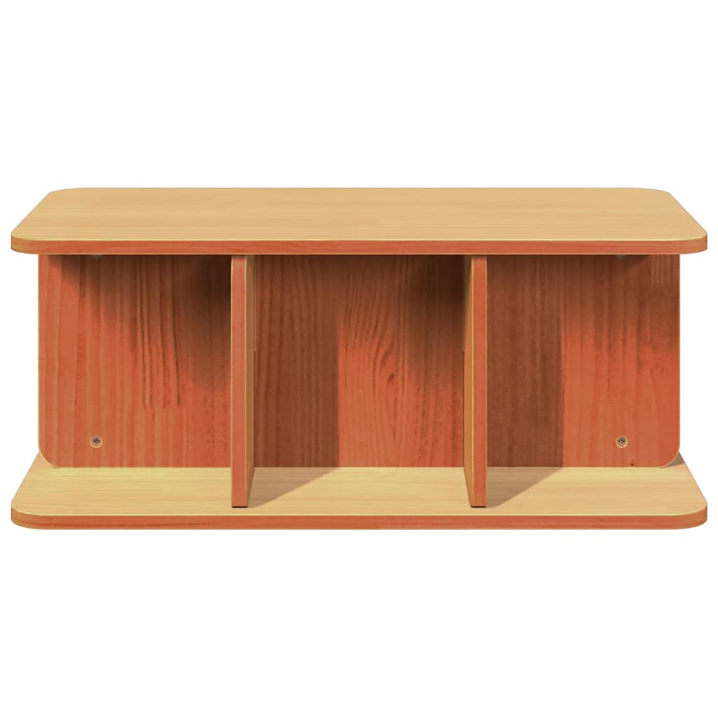 vidaXL Stolik kawowy Woskowy Brąz 80 x 39,5 x 33,5 cm