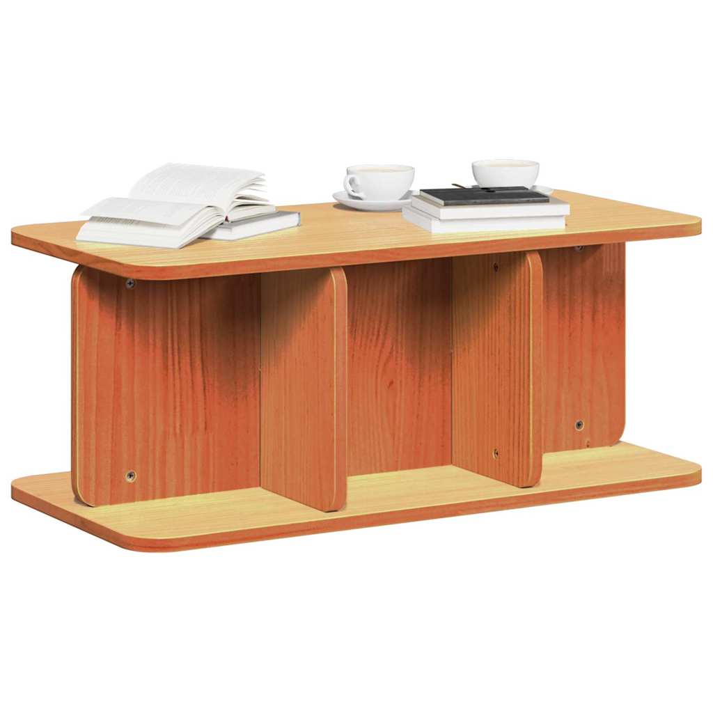 vidaXL Stolik kawowy Woskowy Brąz 80 x 39,5 x 33,5 cm