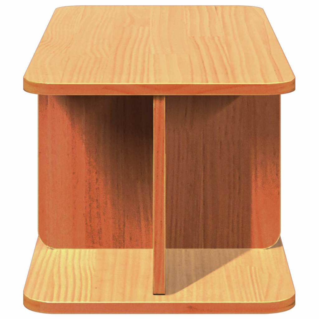 vidaXL Stolik kawowy Woskowy Brąz 80 x 39,5 x 33,5 cm