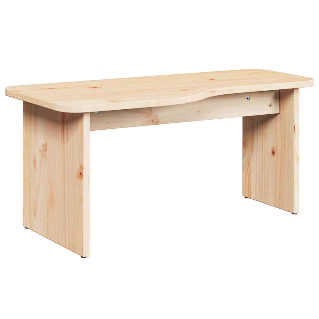 vidaXL Stolik kawowy 2 pcs Naturalny Lite drewno sosnowe