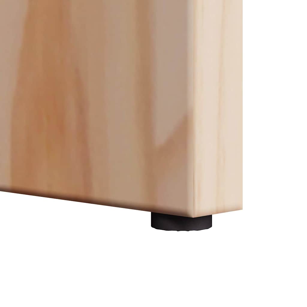 vidaXL Stolik kawowy Naturalny 50 x 40 x 50 cm Lite drewno sosnowe