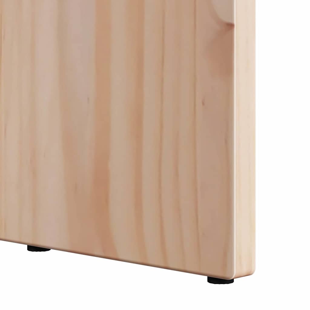 vidaXL Stolik kawowy Naturalny 50 x 50 x 35 cm Lite drewno sosnowe