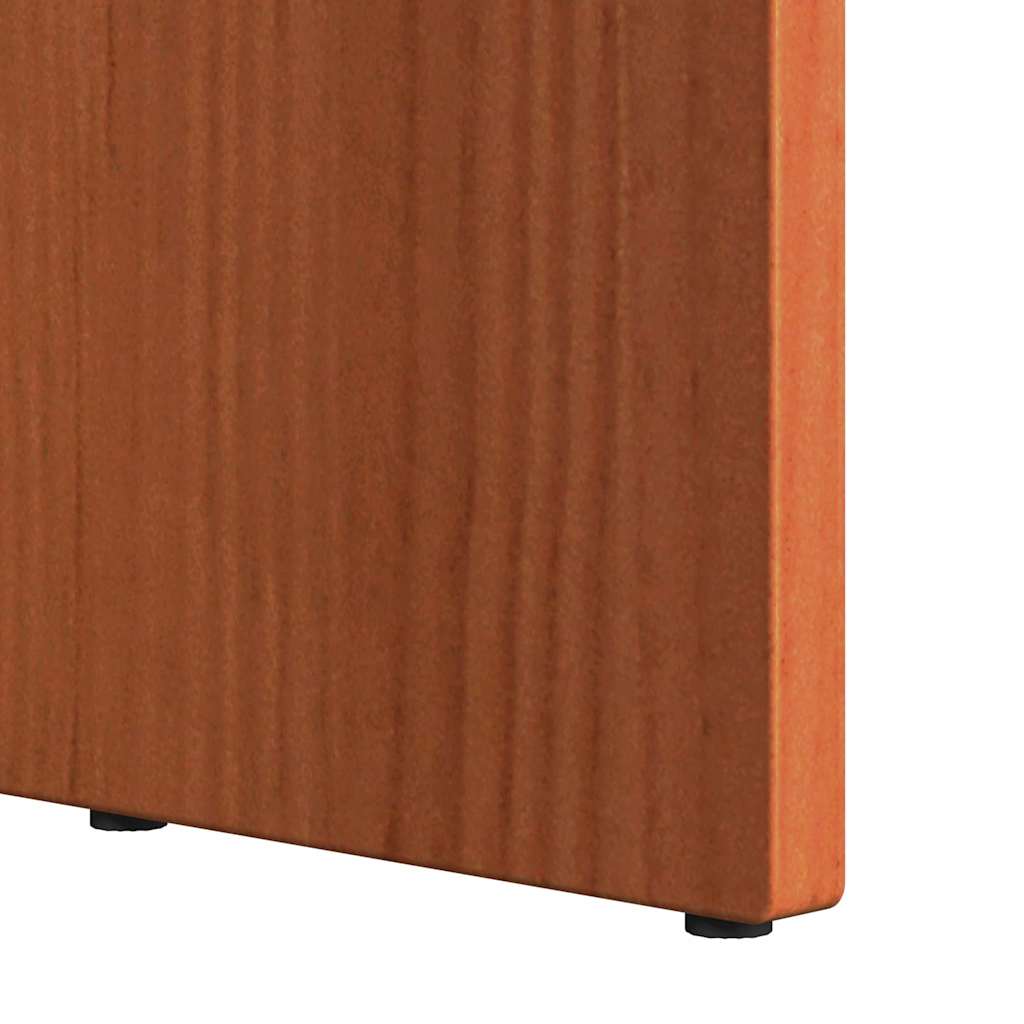 vidaXL Stolik kawowy Woskowy Brąz 50 x 50 x 35 cm Lite drewno sosnowe