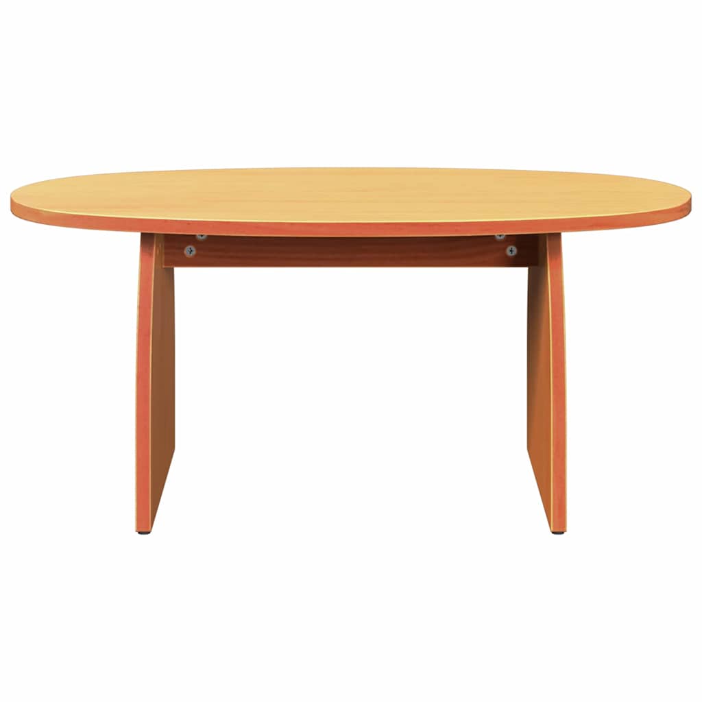 vidaXL Stolik kawowy Woskowy Brąz 80 x 40 x 35 cm Lite drewno sosnowe