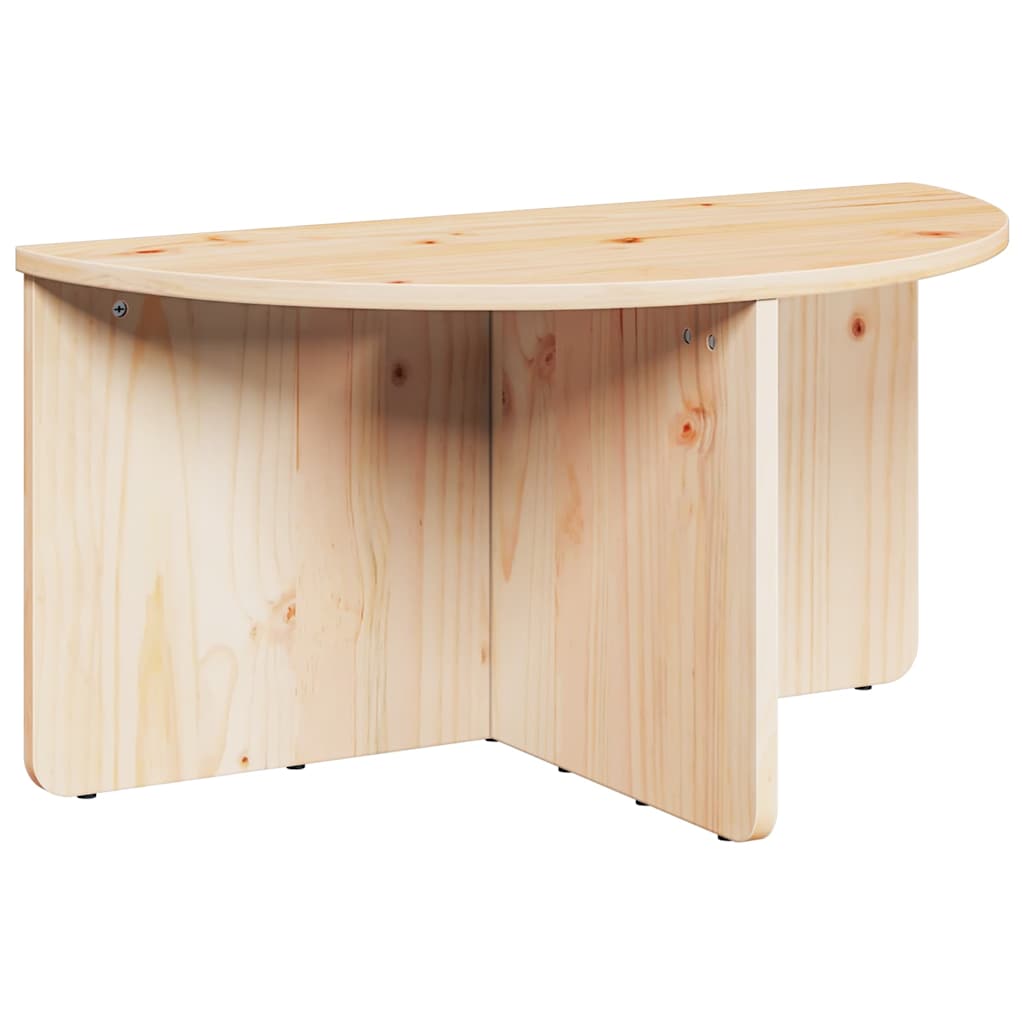 vidaXL Stolik kawowy 2 pcs Naturalny Lite drewno sosnowe