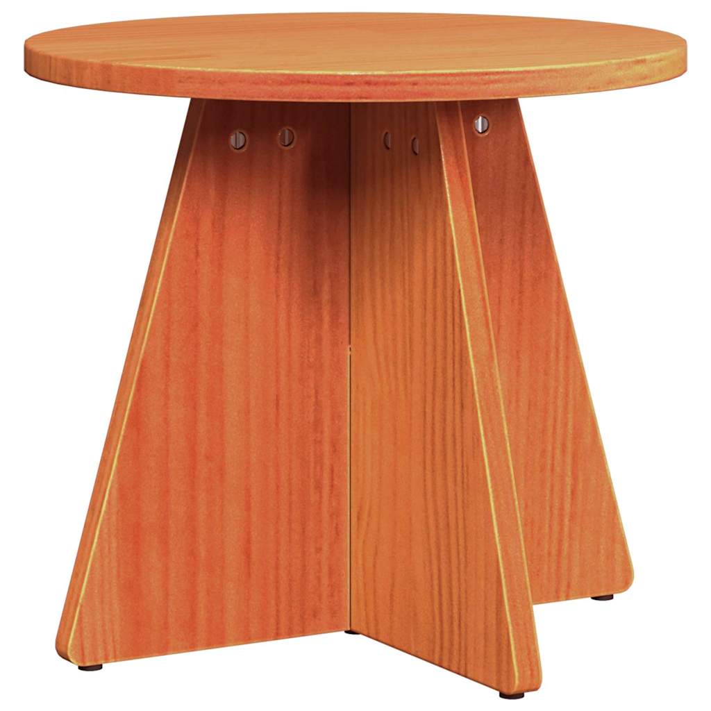 vidaXL Stolik kawowy 3 pcs Woskowy Brąz