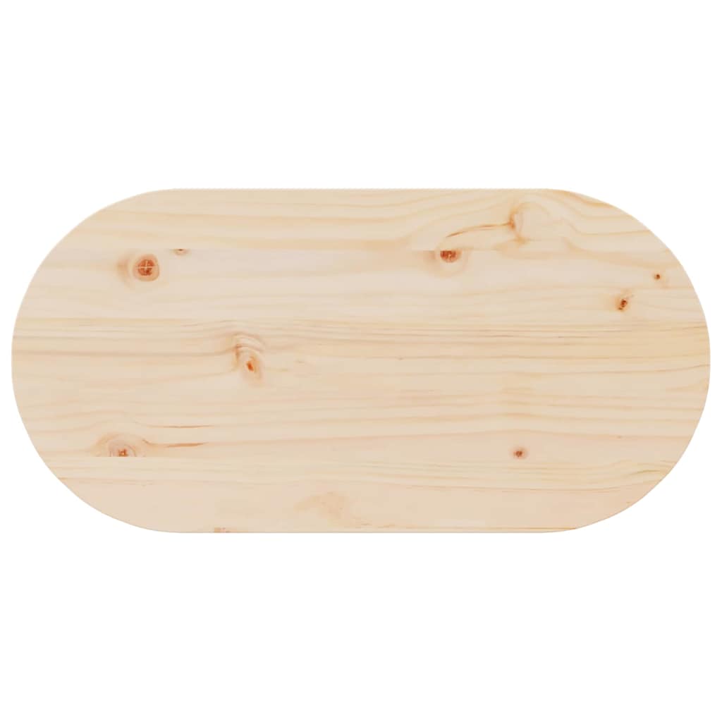 vidaXL Stolik kawowy Naturalny 80 x 39,5 x 35 cm Lite drewno sosnowe