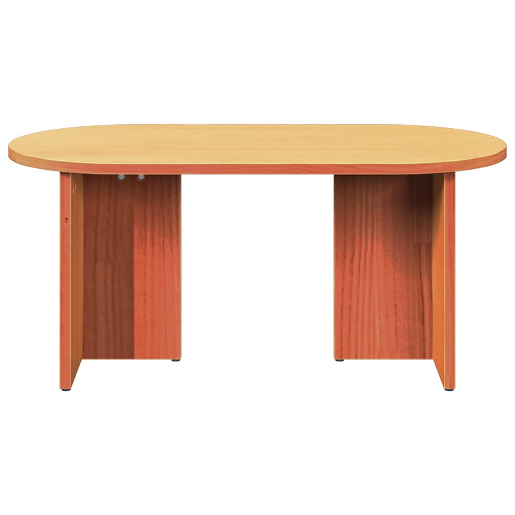 vidaXL Stolik kawowy Woskowy Brąz 80 x 39,5 x 35 cm
